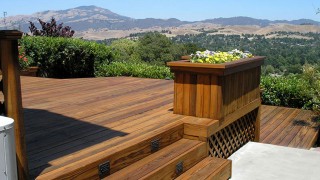 Armstrong Clark Semi-Transparent Cedar Deck on Clear Redwood