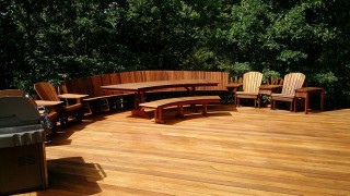 Armstrong Clark Semi-Transparent Cedar on Deck