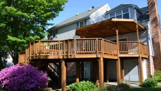 Armstrong Clark Semi-Transparent Cedar on Deck