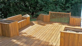 Armstrong Clark Semi-Transparent Cedar on Deck