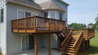 Armstrong Clark Semi-Transparent Cedar on Deck