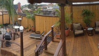 Armstrong Clark Semi-Transparent Cedar on Fence and Deck
