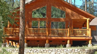 Armstrong Clark Semi-Transparent Cedar on Home