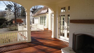 Armstrong Clark Mahogany on IPE Wood