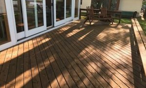 Armstrong Clark Natural Oak on Deck