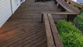 Armstrong Clark Natural Oak on Deck