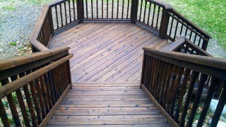 Armstrong Clark Rustic Brown on Deck